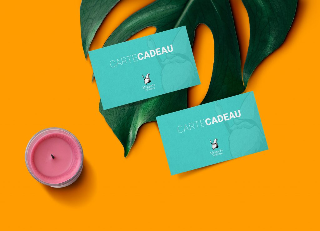 carte cadeau pour écrivains